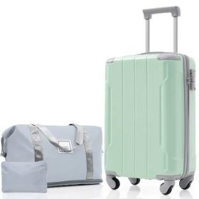 20 Inch Carry On Luggage Set 3 Piece With Spinner Wheels, Lightweight Hardshell ABS Suitcase For Weedend Getaways, Business Travel (Option: defaulttitle)